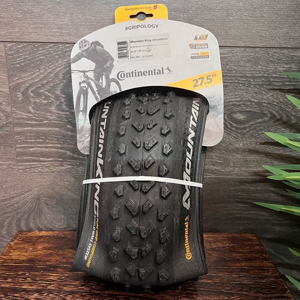 Continental Mountain King ShieldWall TR 27.5" Tires - Width: 2.3", Tubeless. New